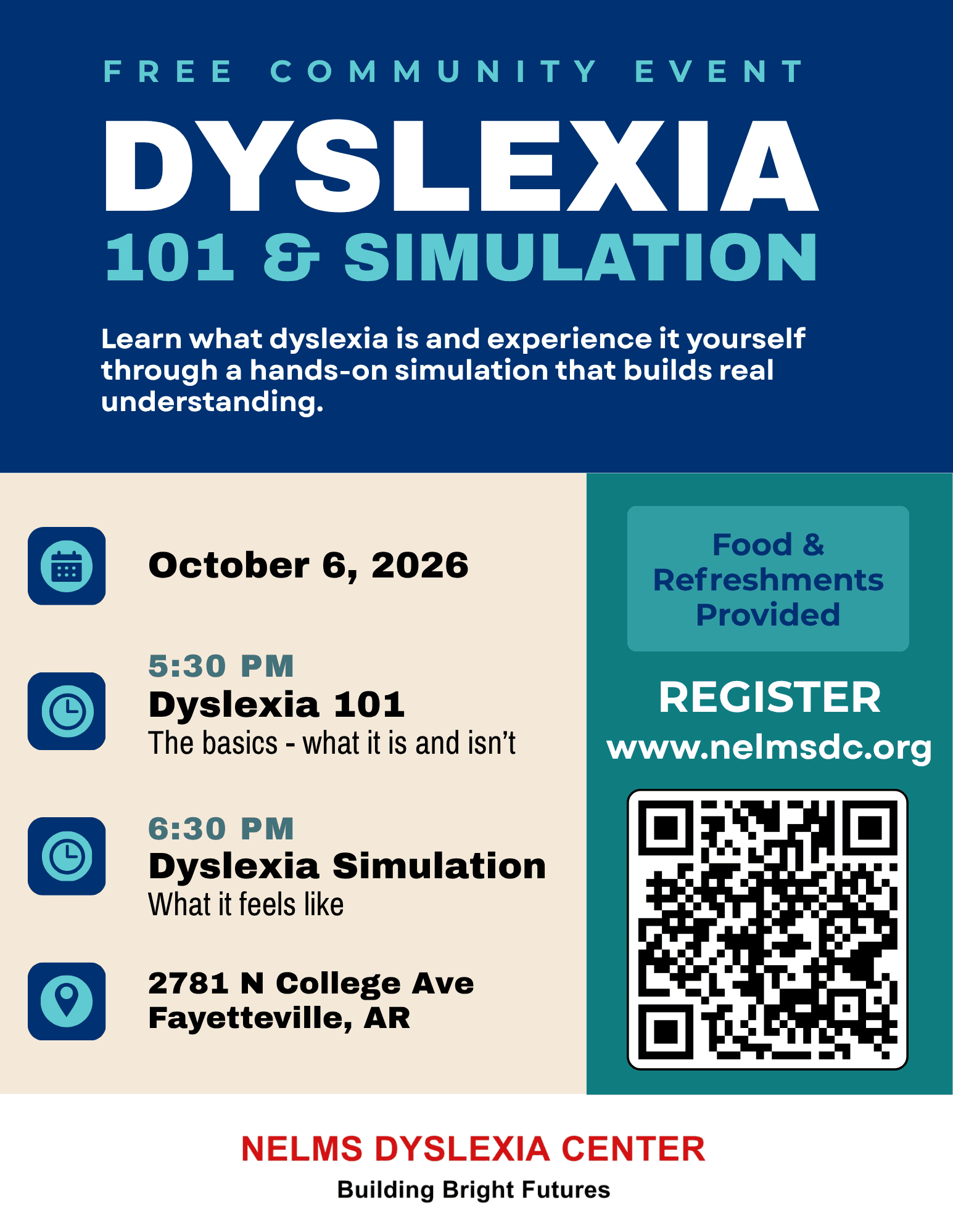 Dyslexia 101 & Simulation