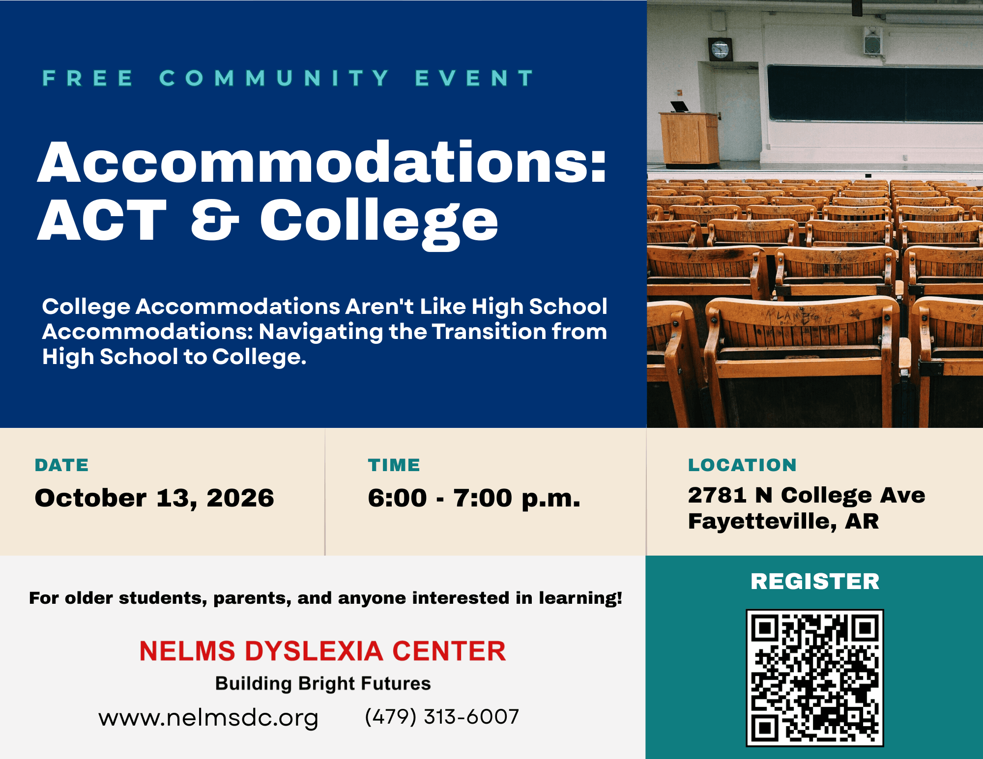 Accommodations: ACT & College