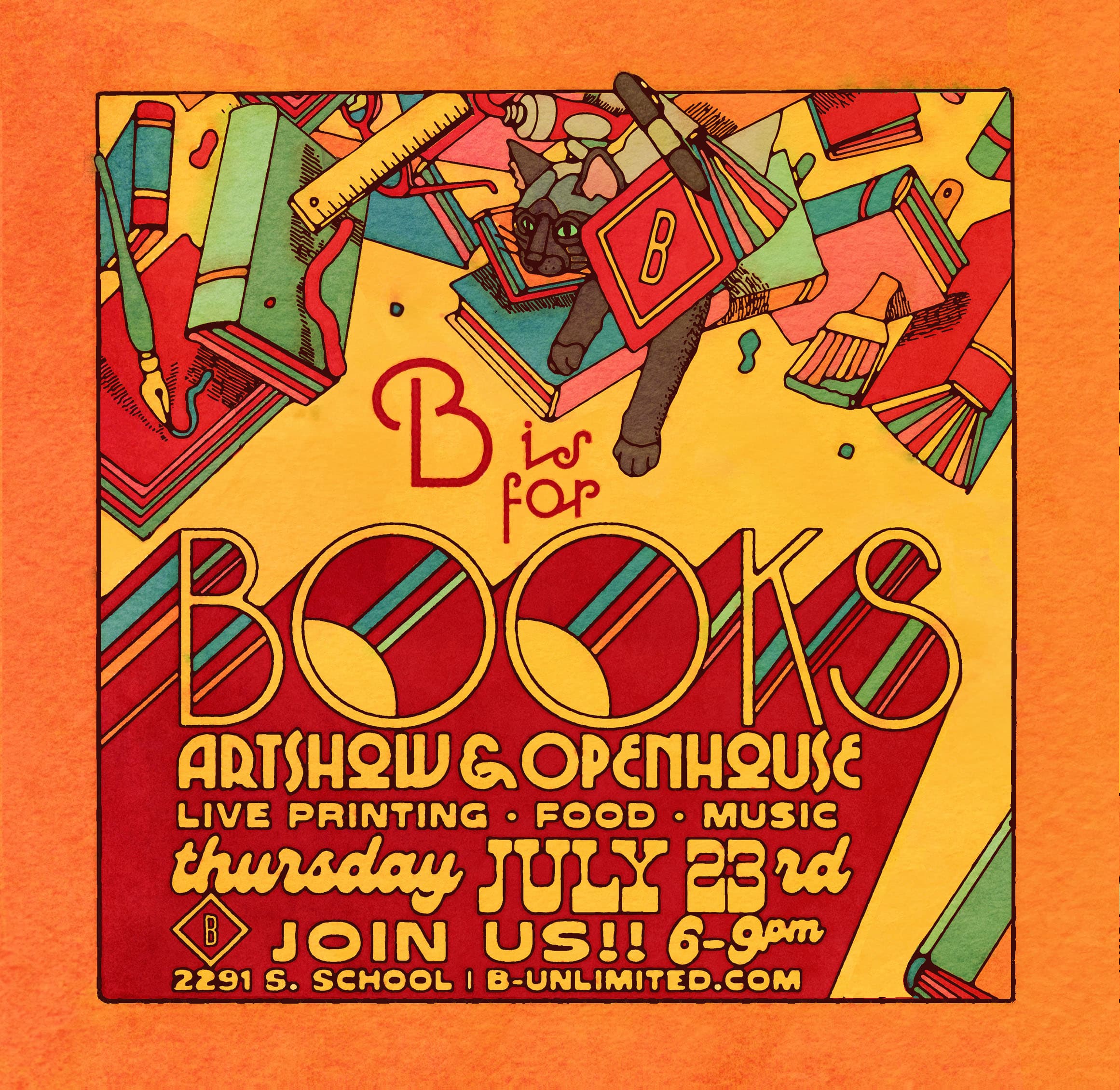 B-Unlimited Art Show "B is for Books"