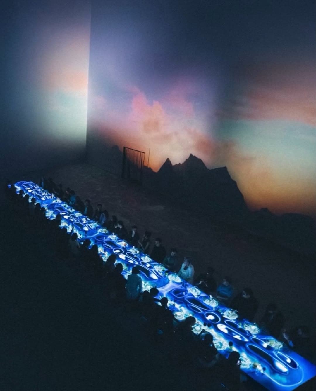 Immersive Twilight Alpine Dinner Experience