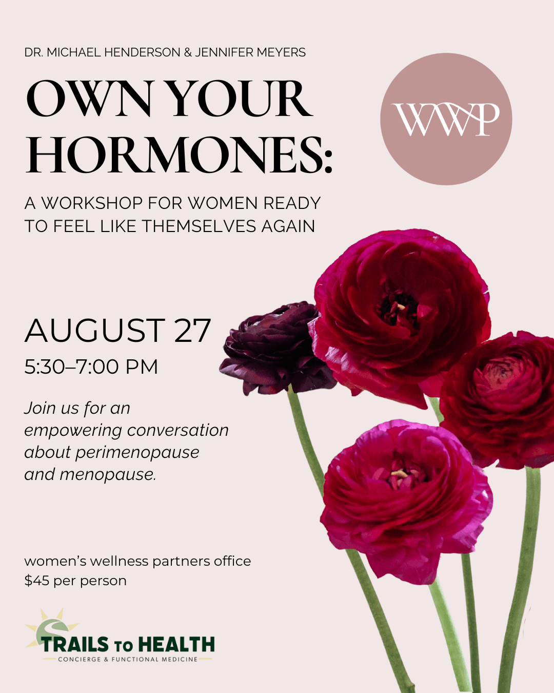 Own Your Hormones: A Workshop for Women Ready to Feel Like Themselves Again